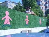 koşuyolu dekora çim tel uygulaması